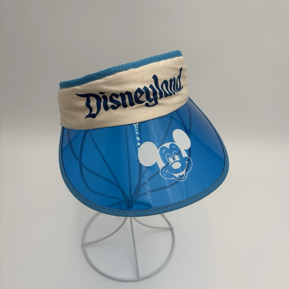 Disney Designed Exclusively Disneyland Mickey Mouse Sun Visor Hat Vintage 1980's